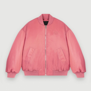 pink bomber jacket