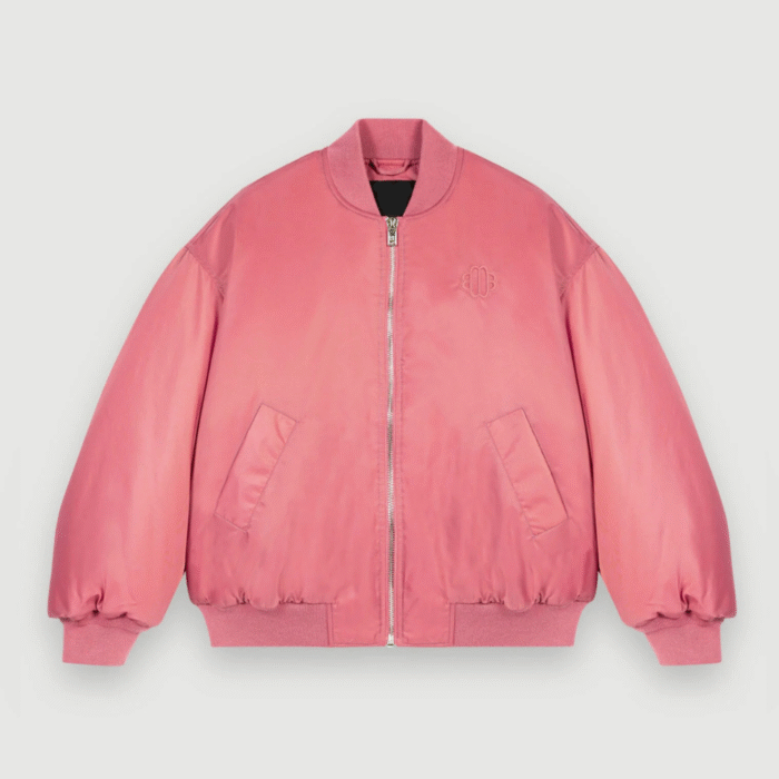 pink bomber jacket