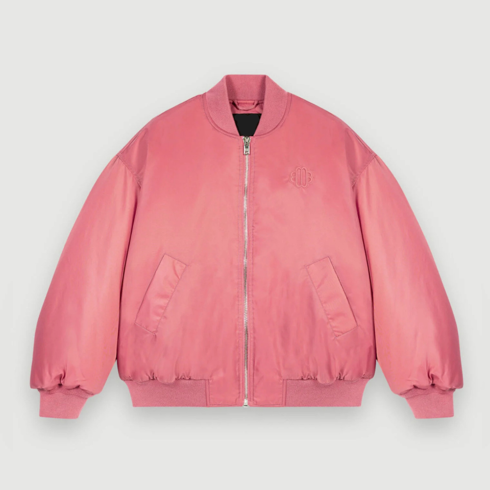 pink bomber jacket