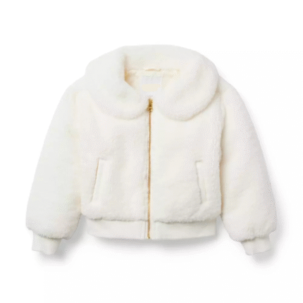 faux fur bomber jacket womens​