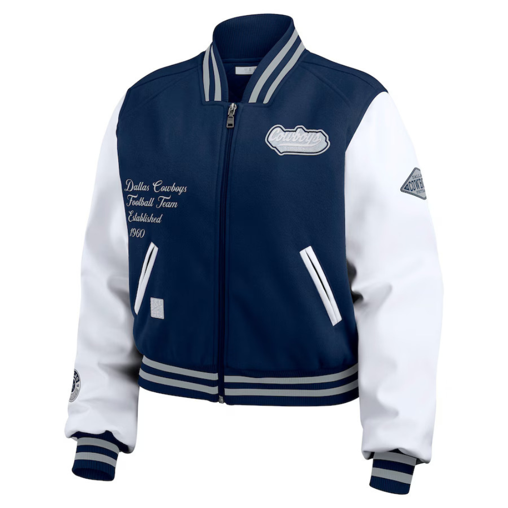 dallas cowboys letterman jacket women's