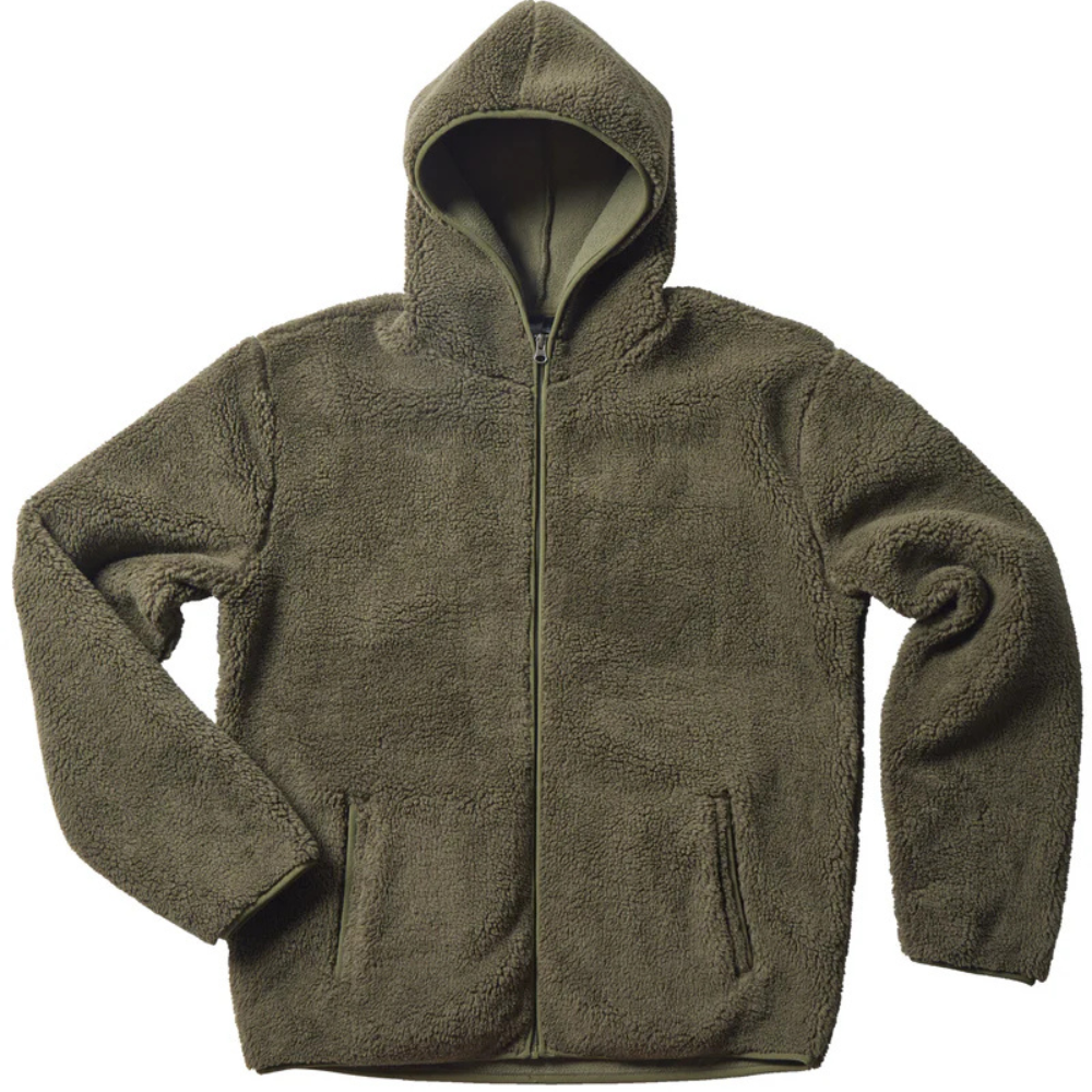 hooded fleece jacket​