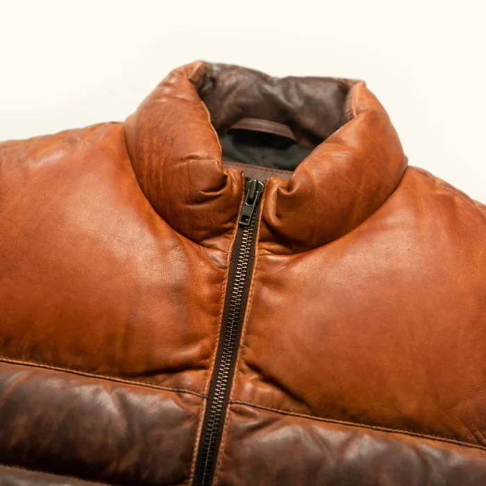 Vintage Leather Vest Mens
