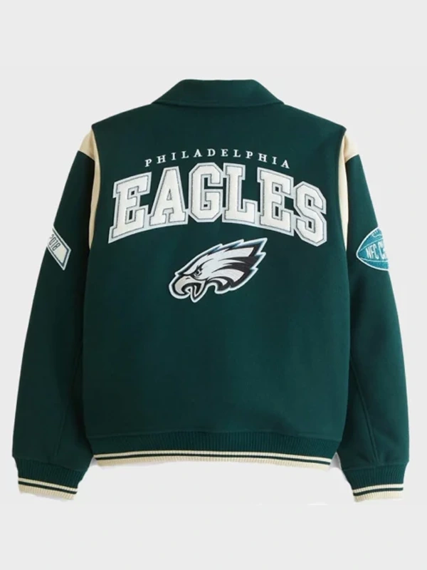 women's eagles letterman jacket​