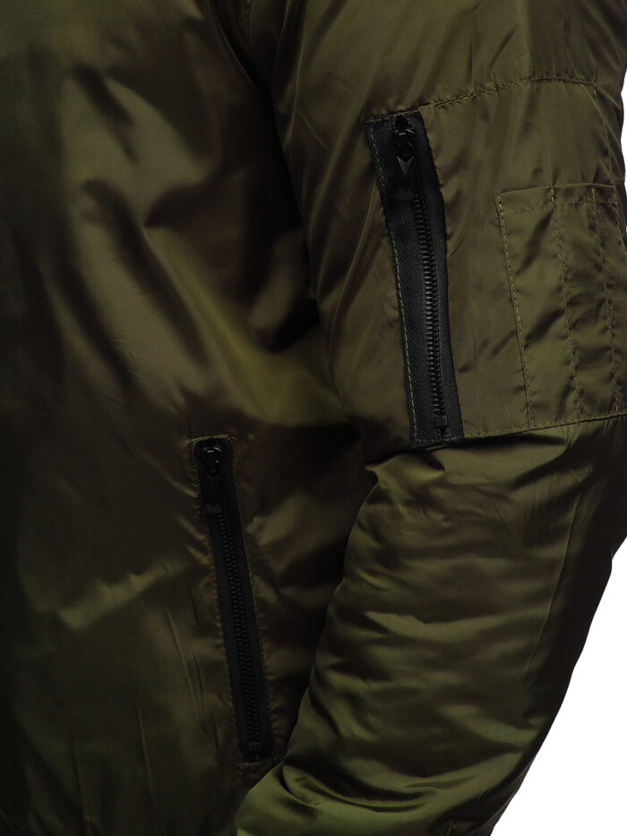green bomber jacket mens​