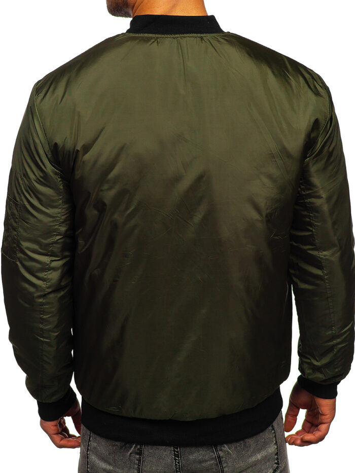 green bomber jacket mens​