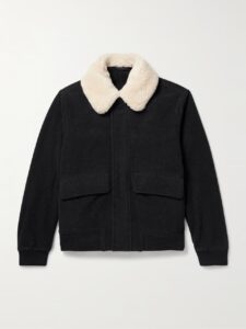 Wool Bomber Jacket Mens