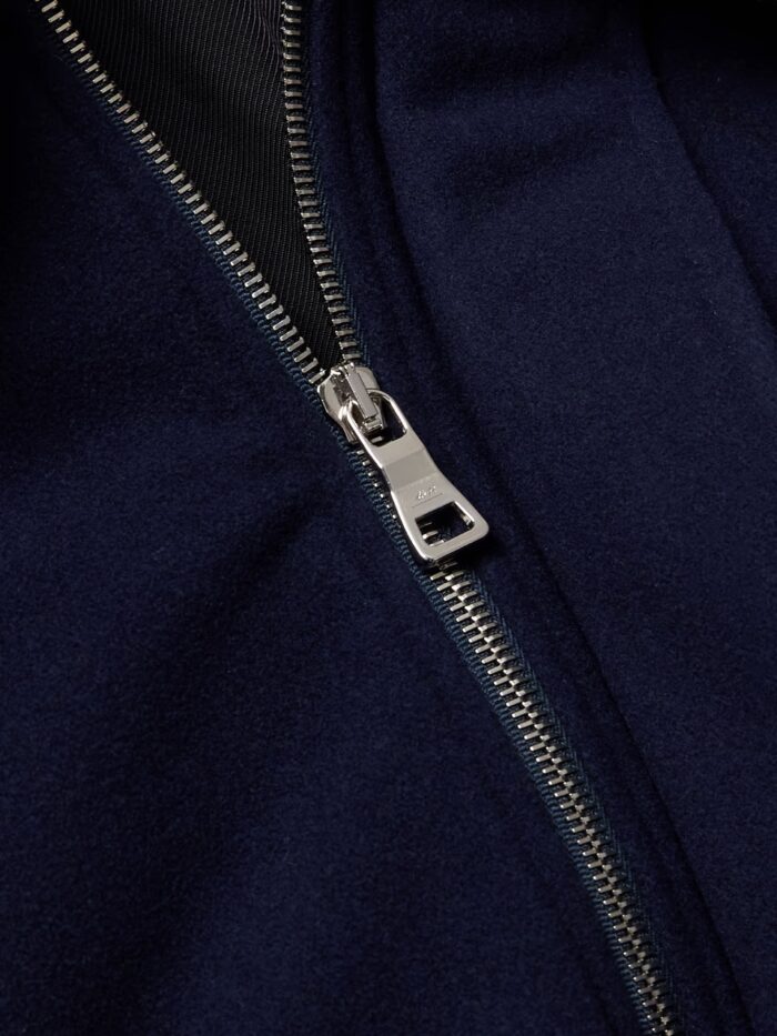 wool blend bomber jacket men​