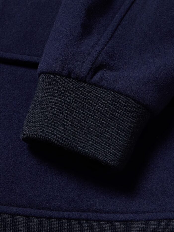 wool blend bomber jacket men​