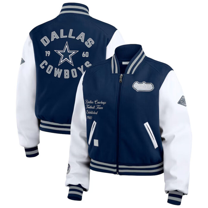 dallas cowboys letterman jacket women's