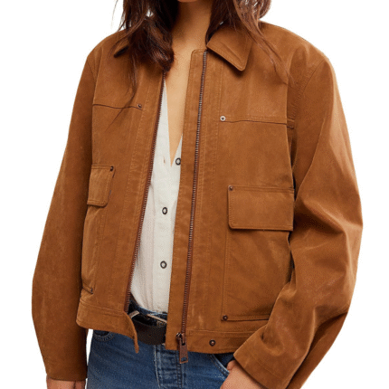 Women's Brown Suede Jacket