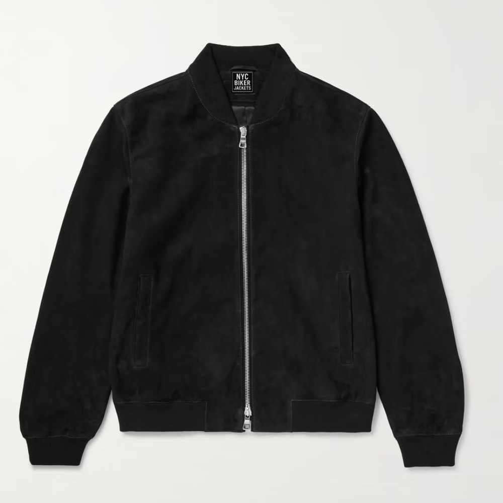 black suede jacket​