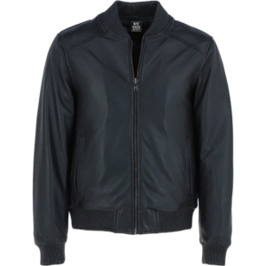 leather bomber jacket men​
