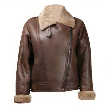 leather aviator jacket women​