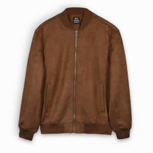 brown suede jacket