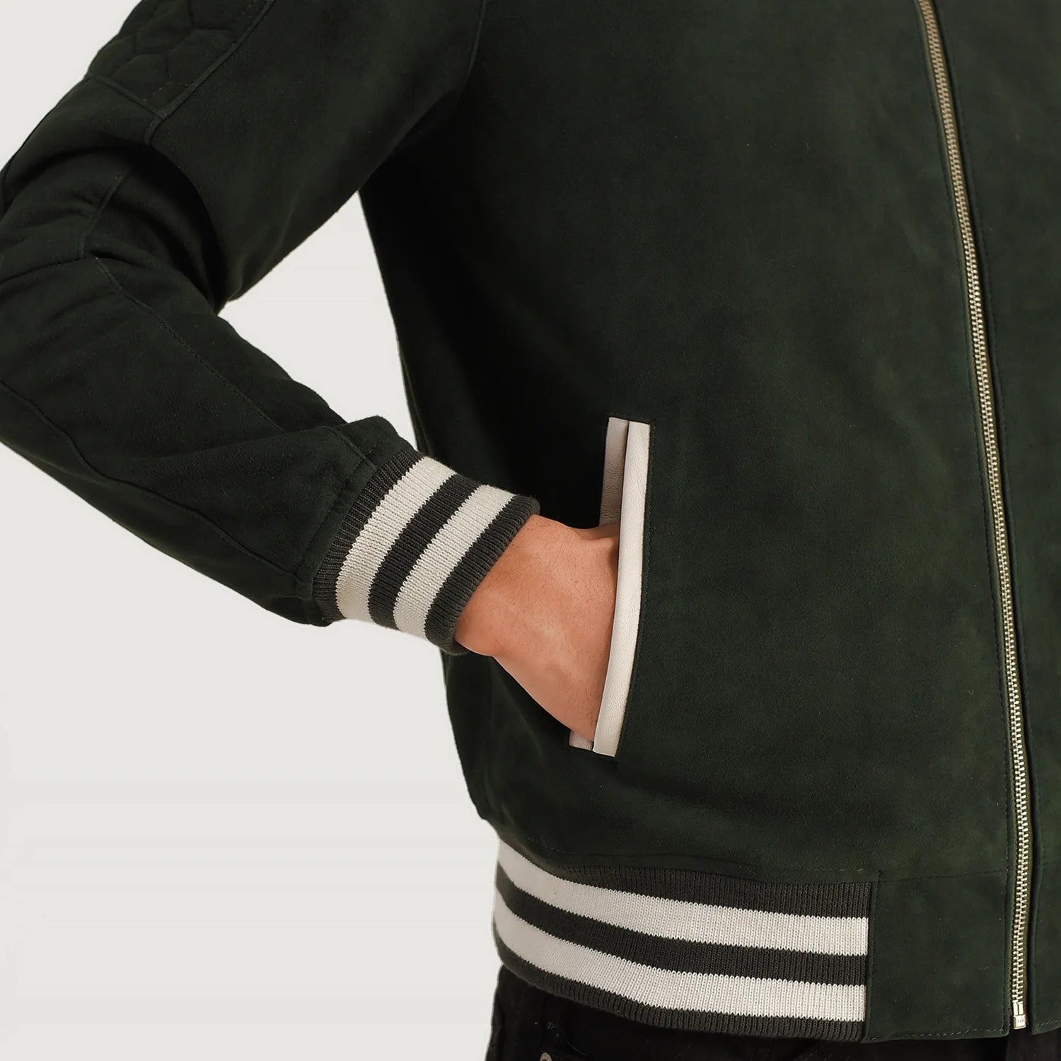 green suede jacket mens