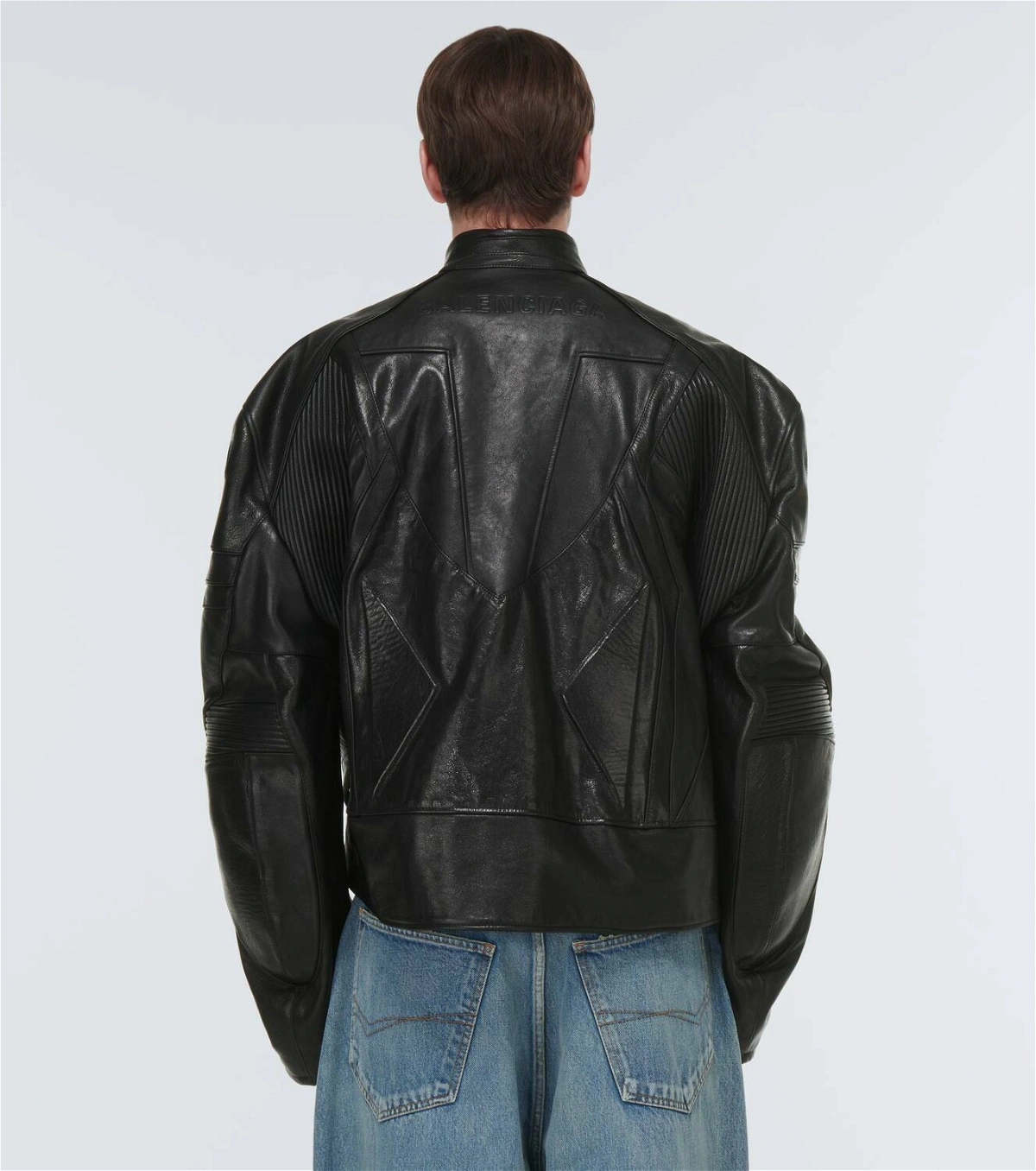 balenciaga biker jacket