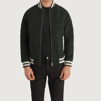 green suede jacket mens
