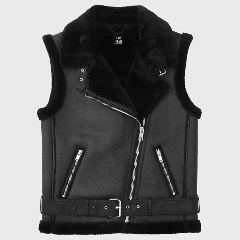 women's leather vest motorcycle