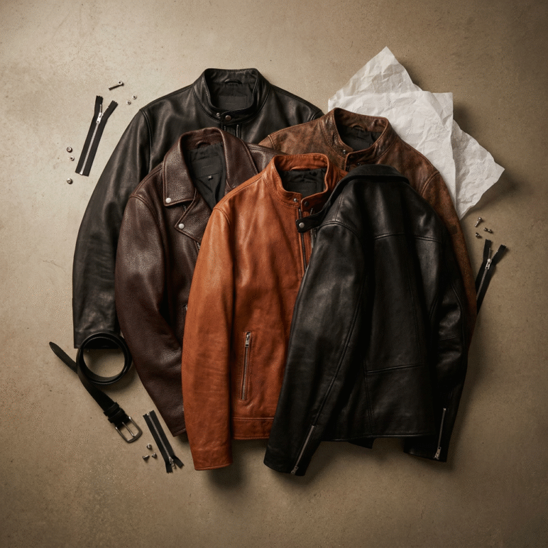 leather jacket buying guide — men's and women's leather jackets.